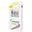 Кабель Baseus Fast 4 in 1 Cable For iP + Type-C 2 + Micro 3.5A 1.2 м Чорний - мініатюра 2