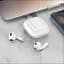 Беспроводные Bluetooth наушники вкладыши белые с зарядным кейсом Borofone BW13 TWS - миниатюра 2