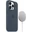 Оригінальний силіконовий чохол Apple Silicone Case MagSafe Storm Blue для iPhone 14 Pro (6.1") (MPTF3ZM/A) - мініатюра 1