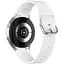 Ремешок для Samsung Galaxy Watch 4 Classic 42mm - белый ширина крепления 20мм силикон размер L Watchbands OneLine (WB00S4GALAXYONELINE2CLASSIC442) - миниатюра 1