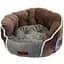 Лежанка AnimAll Rolyal Soft S COFFEE - GREY для собак та котів сіро-коричнева 48×42×20 см - мініатюра 1