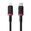 Кабель Baseus Dura Series Cable Type-C to Lightning 20W 2m P10377800U01-03 Black-Red - мініатюра 1