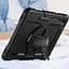 Чохол Rugged 3 Layers броньований протиударний з захистом Samsung Galaxy Tab S10 FE 10.9 Чорний - мініатюра 6
