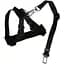 Автомобільна шлея безпеки для собак Croci Harness Safety Belt (крім Volvo і Ford) MD 50-80 см чорна  - мініатюра 1