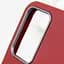 Шкіряний чохол Leather Case Metal Buttons для Samsung Galaxy S24+ / S25+ Red - мініатюра 5