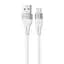 Кабель Proove Soft Silicone USB to Lightning 2.4A (1m) white - мініатюра 1