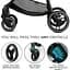 Прогулочная коляска Kinderkraft Trig 2 розовая (00-00305194) - миниатюра 8