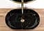 Умивальник Rea Nadia 61x38,5 black marble shiny (REA-U0539), Глянцева - мініатюра 3