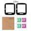 Захисна плівка DK CDK для Garmin Venu Sq / Sq Music Composite Film box 2 шт. (012617) (black) - мініатюра 2