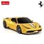 Машинка Rastar Ferrari 458 Speciale A на управлінні 1:24 жовтий 71900 - мініатюра 3