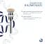 Раковина накладна Qtap Tern Beige, прямокутна, з донним клапаном QT17116069SB - мініатюра 5