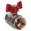 Кран кульовий прямий Q Professional 3/4″ ВВ КБ PN40 QP151 - мініатюра 3