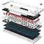 Клавиатура GamePro Red с Hot-Swap RGB White проводная механическая (MK160W) - миниатюра 5