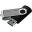 USB Flash накопичувач Goodram 16GB UTS3 Twister USB 3.0 black (UTS3-0160K0R11) - мініатюра 1