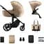 Универсальная коляска 2 в 1 Kinderkraft Prime 2 Sandrose Beige (KSPRIM02BEG2000) - миниатюра 1