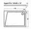 Душовий піддон Ravak Gigant Pro 120x90 L 10° XA05G70101L - мініатюра 5