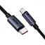 Кабель Baseus Minimalist Series Fast Charging Data Cable Type-C to Type-C 100W 5A 2m Black (CAJY020101) - миниатюра 1