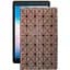 Чехол StatusCASE из экокожи для планшета Alcatel 3T 8 2020 Коричневый ромб - миниатюра 1