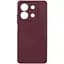 Чохол Silicone Cover з рамкою камери A Xiaomi Redmi Note 13 Pro 5G/Poco X6 5G Maroon - мініатюра 1