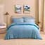 Покривало Lotus Home - Larna muslin blue 200x220 - мініатюра 2