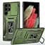Ударопрочный чехол Camshield Army Ring для Samsung Galaxy S21 Ultra Оливковый / Army Green - миниатюра 1