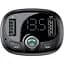 FM трансмітер Bluetooth модулятор Baseus S-09 2USB CCALL-TM01 чорний - мініатюра 3