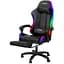 Крісло геймерське Hanert G-Force + RGB з підсвічуванням Black - мініатюра 1
