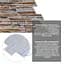 Декоративна ПВХ панель Sticker Wall камінь 960х480х4мм (D) SW-00001556 - мініатюра 2
