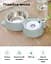 Миска для кошек и собак Semi Animal bowl 16*31*22 см, Blue с автоматической поилкой 500 мл - миниатюра 2