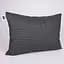 Набір подушок MirSon №0114 Сolor Fun Line Stripe Black Bamboo 2 шт. чорний (2200011158594) - мініатюра 2