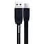 Кабель Micro USB Remax Full Speed RC -001 м 1 метр плоский чорний - мініатюра 1