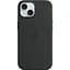 Чохол Silicone Case with MagSafe для Apple iPhone 15 Storm Black ААА [95899] - мініатюра 1