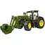 Іграшкова машинка Bruder Трактор John Deere 7R 350 з навантажувачем 1:16 (03151) - мініатюра 1
