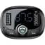 FM-трансмиттер Baseus FM Launcher S-09 2.4A 2хUSB-A Black [CCMT000301] [96091] - миниатюра 1