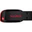 USB флеш накопичувач SanDisk 64GB Cruzer Blade Black/red USB 2.0 SDCZ50-064G-B35 - мініатюра 1
