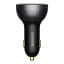Автомобільний зарядний пристрій Baseus Digital Display PD3.1 Dual Fast Charger Car Charger USB+Type-C 140W Set CGZX070001 Black - мініатюра 2
