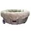 Лежак AnimAll Mary M Beige для собак бежевий 60×60×17 см - мініатюра 1