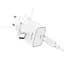 МЗП Hoco C143A Benefit PD20W (1USB-C) + кабель Type-C to Type-C White - мініатюра 5