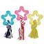 Flamingo Good4Fun Star With Rope фламинго гуд фо фан звезда игрушка для собак с веревкой латекс 8 см - миниатюра 1