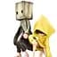 Фигурка Little Nightmares 2 Mono&Six Маленькие кошмары 2 Моно и Шестая 21 см CN LN2 MS 21 - миниатюра 3