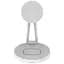 Бездротовий зарядний пристрій WiWU 2in1 Magnetic Wireless Charger M13 White [91676] - мініатюра 1