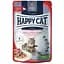 Влажный корм Happy Cat Beutel Voralpen Rind кусочки в соусе для кошек с говядиной 85 г - миниатюра 1
