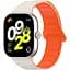 Ремешок DK для Xiaomi Mi Band 8 Pro Silicone Shaped Magnetic Band (018838) (ivory / orange) - миниатюра 2