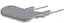 З'ємна підставка для ніг крісла Anda Seat X-Air/X-Air Pro Gray - мініатюра 4