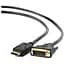 Кабель Cablexpert DisplayPort вилка на DVI вилка, 1м (CC-DPM-DVIM-1M) - мініатюра 1