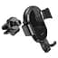 Холдер Hoco CA105 Guide three axis linkage wireless charging car holder Черный - миниатюра 3