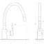 Смеситель для кухни Globus Lux Lazer GLLR-0203SB-10-BB Черный матовый - миниатюра 5