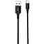 Кабель XO NB143 USB A - Lightning 2 м чорний - мініатюра 1
