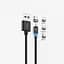Кабель SkyDolphin S59KIT Magnetic USB - Lightning + microUSB + Type-C (M/M) 1 м, Black (SDUSB-000547) - миниатюра 4