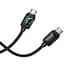 Дата кабель Hoco U146 Mundo Type-C to Type-C 60W (1.2m) Black - мініатюра 5